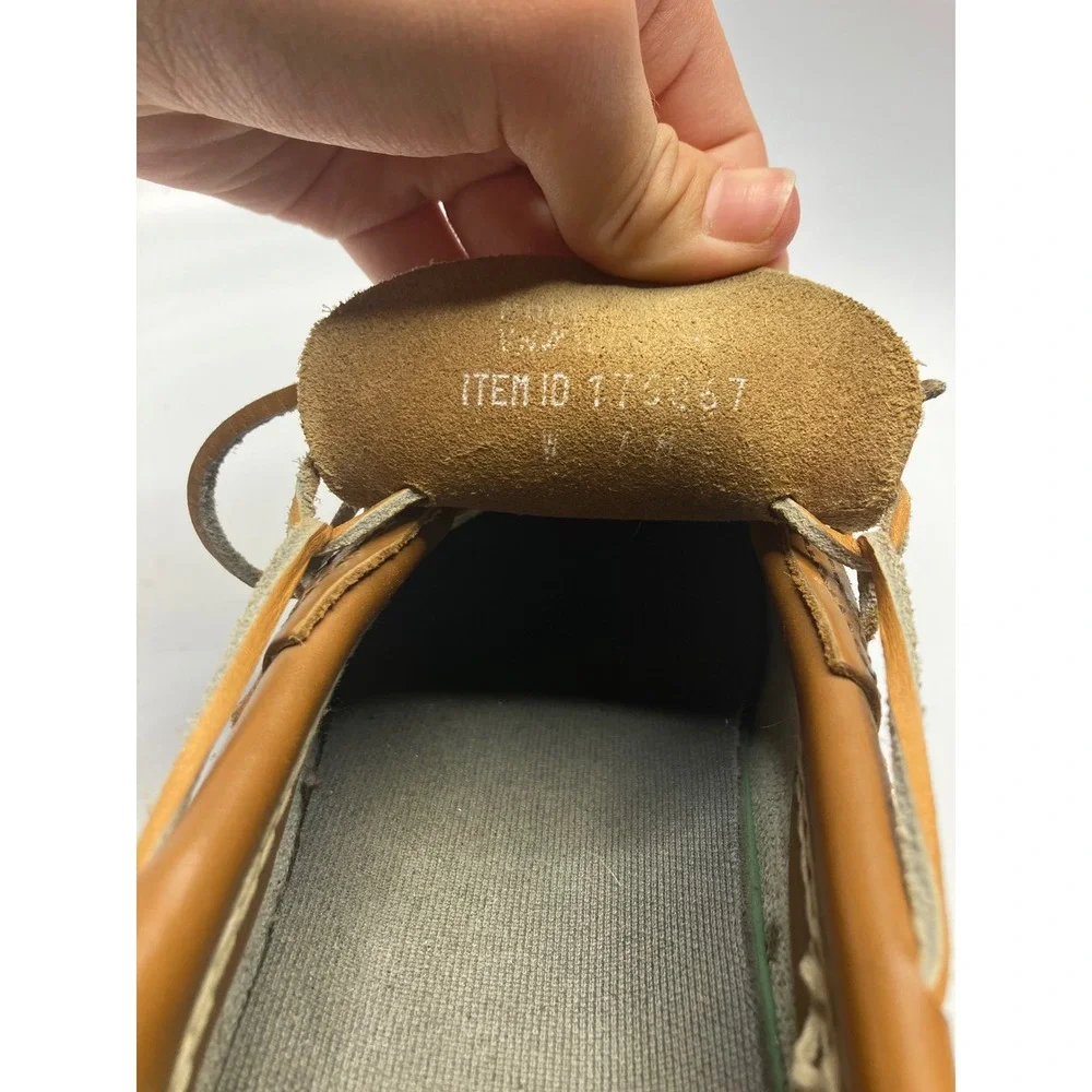 L.L.Bean Rubber Moc Shoes Womens 8 Brown Excellent Waterproof Duck Boots Slip On